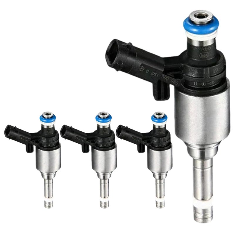 Yeedaky 4pcs Fuel Injectors Fit for Audi A3 A4 A5 A6 A3 A4 A5 Quattro A4 Allroad Quattro A6 Q5 TTTT Quattro 20082014 Fit for Volkswagen Beetle CC EOS Golf GTI Jetta GLI Passat Passat CC Tiguan - Image 2