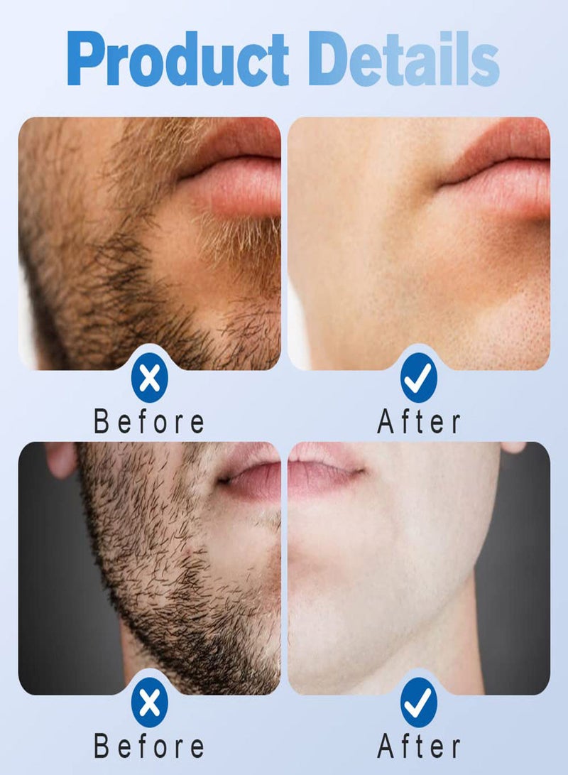 Y&D Mini Electric Razor for Men, USB Rechargeable Waterproof Pocket Size Shaver with LCD Power Display, Easy One-Button Use Suitable Home, Car, Travel Gifts Father's Day Boys (Blue) - Image 5