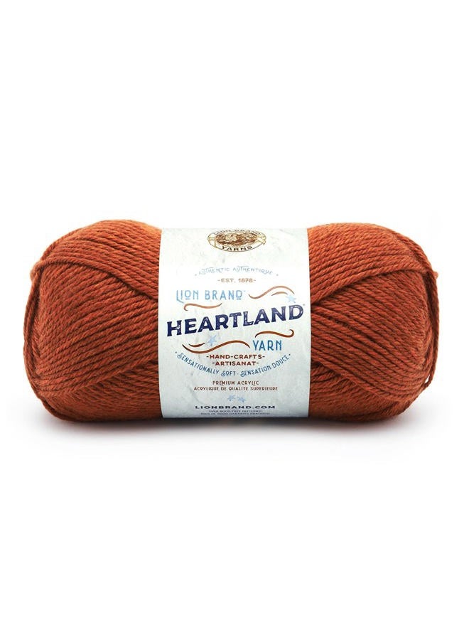 Lion Brand Yarn Heartland Yarn for Crocheting, Knitting, and Weaving, Multicolor Yarn, 1-Pack, Yosemite - Image 1