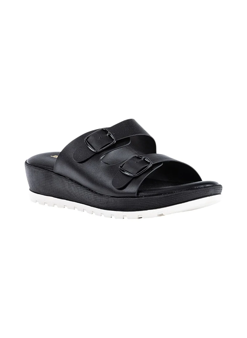 Bata Solid Wedge Sandals