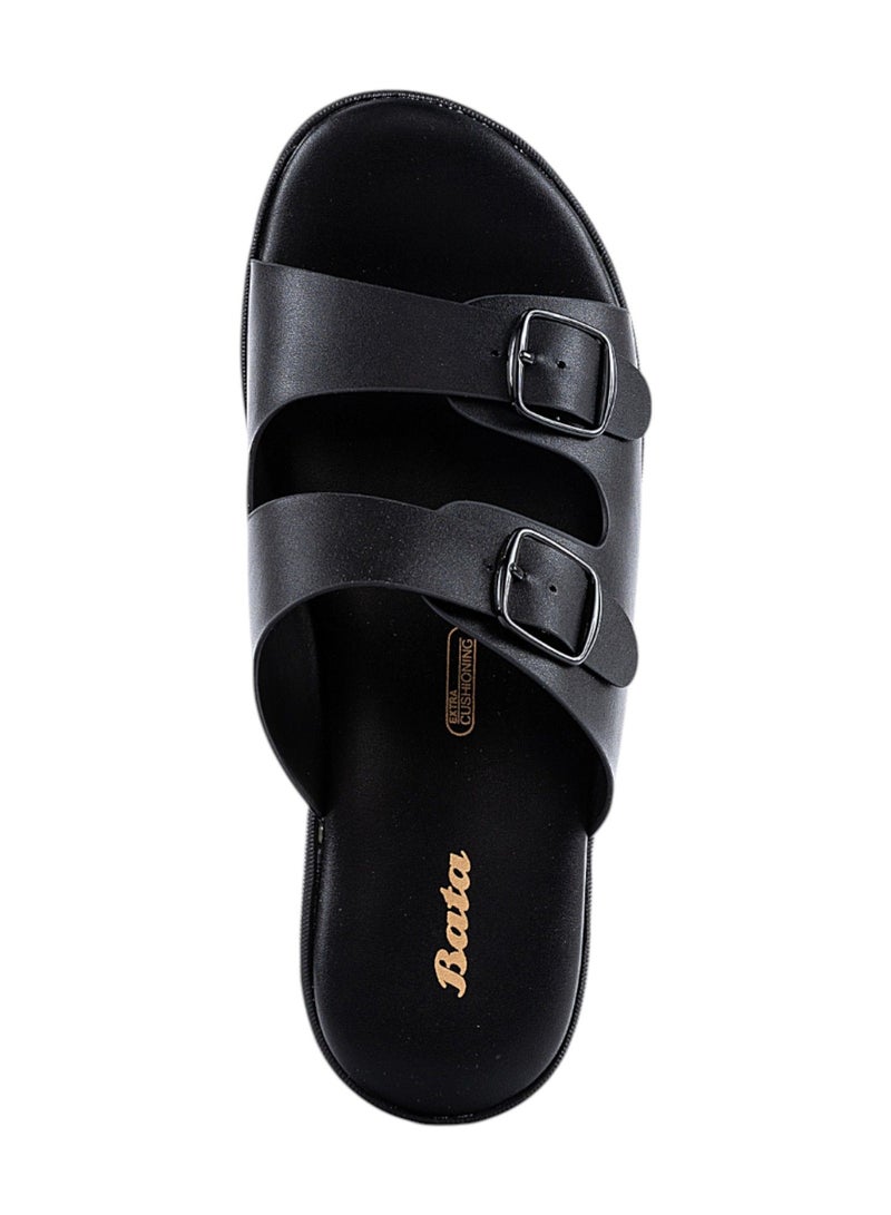 Bata Solid Wedge Sandals  - Image 4