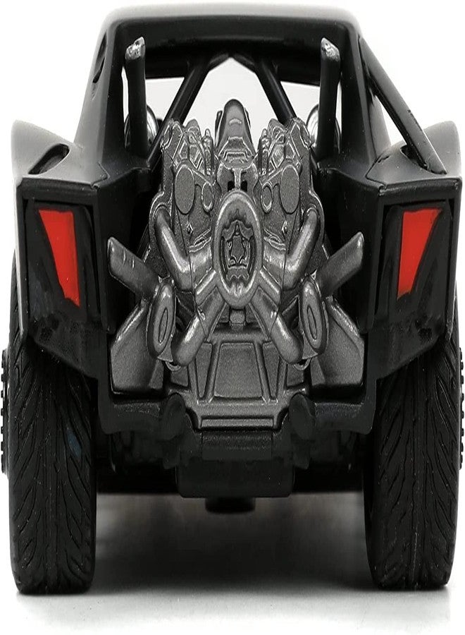 Jada The Batman 1:32 Batmobile Die-cast Car with Batman Figure, Toys for Kids and Adults, Black - Image 5