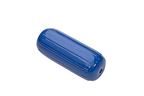 TaylorMade Taylor Made Products 41032 Big B Inflatable Vinyl Boat Fender with Center Rope Tube 10 inch x 26 inch, Blue - Image 1