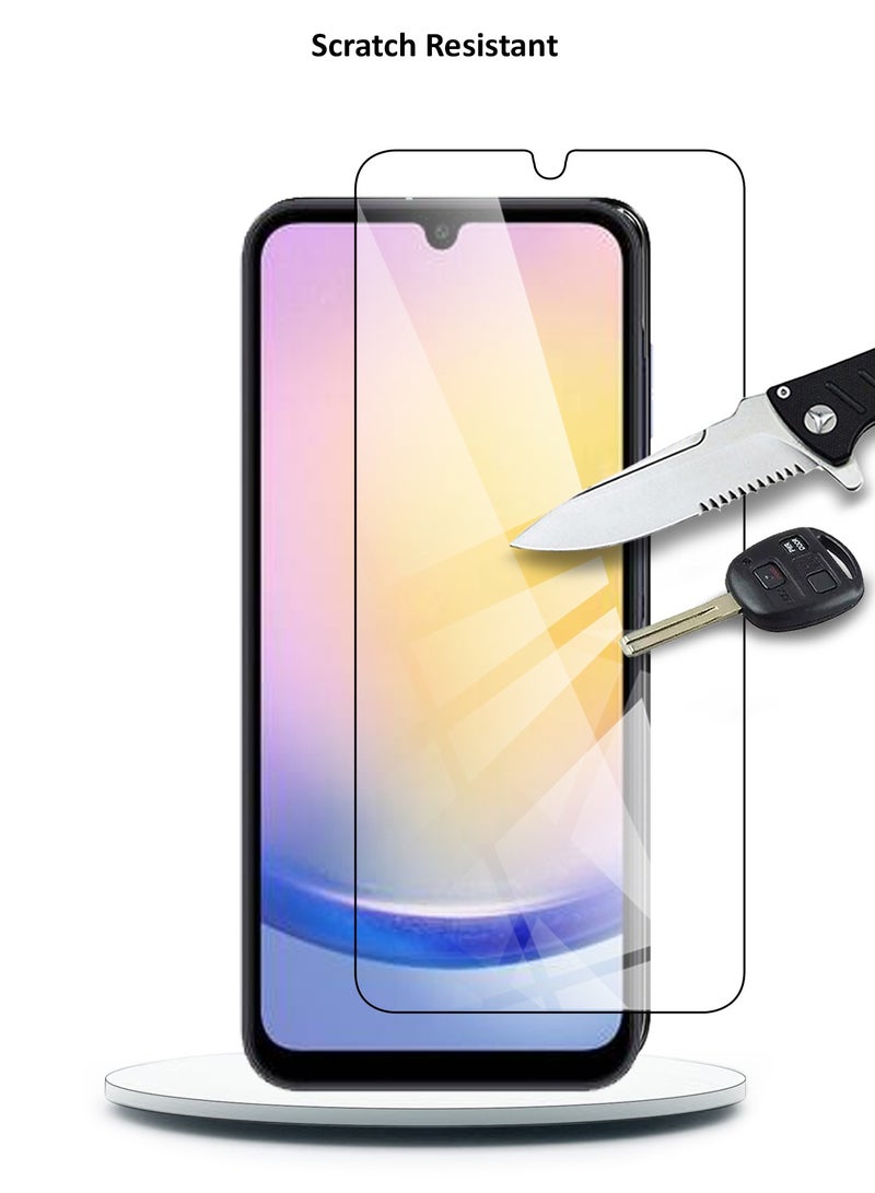 دبليو تيك واقي شاشة من الزجاج المقوى سامسونج جالاكسي A25 5G 2023 WTech Premium Series 9H 2.5D - شفاف - Image 3