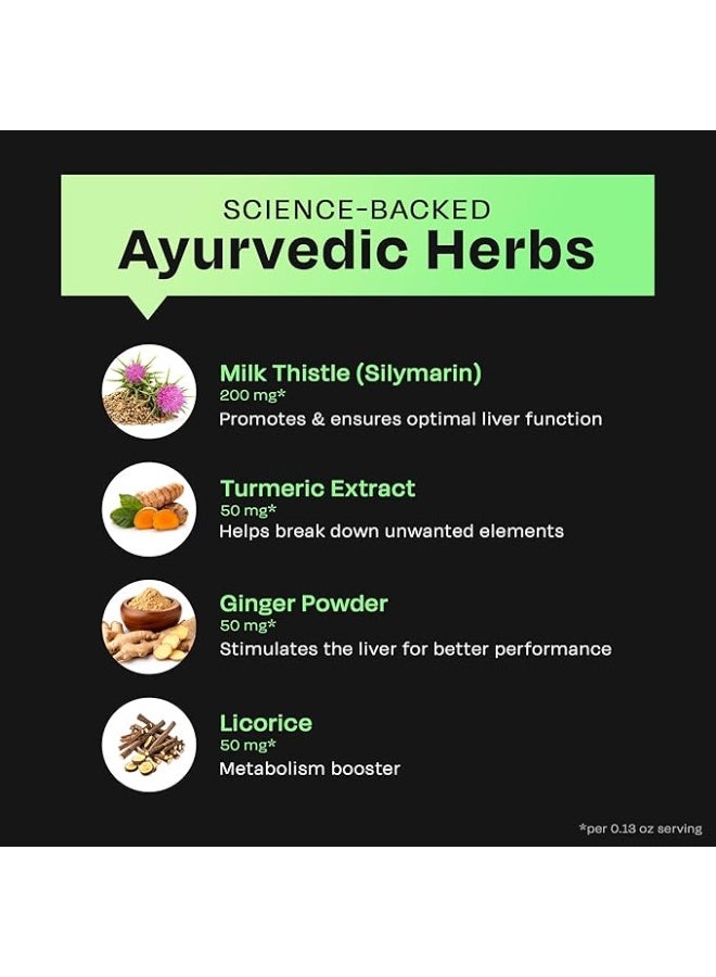ذهبي أقراص فوّارة Auric Liver Detox – دعم الكبد بالأعشاب الأيورفيدية | عبوة 20 قرص - Image 5