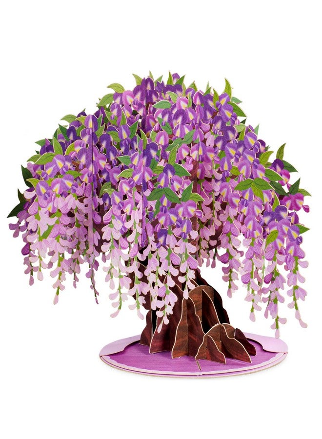 Paper Love 3D Wisteria Tree Pop Up Card With Detachable Popup Keepsake Gift For Birthday Anniversary Thank You All Occasion Or Just Because Oversized 10 X 7 Cards Includes Envelope And Note - Image 1