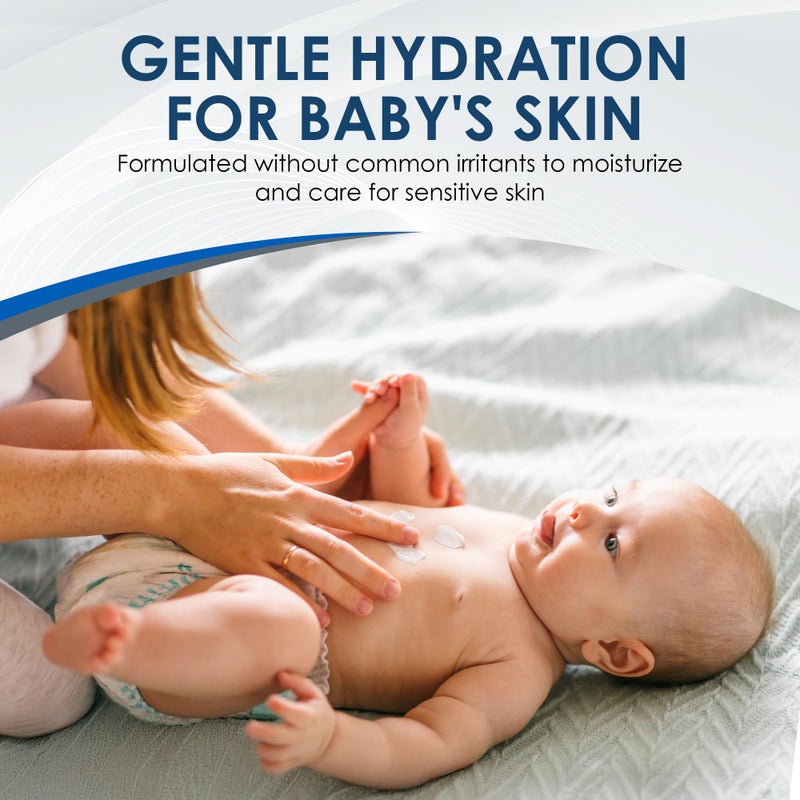 Vanicream Moisturizing Cream for Baby, 6 Oz, Gentle, Hydrating Baby Lotion with Beta-Glucan & Ceramides, Formulated without Common Irritants for Sensitive Skin, All Ages - Image 2