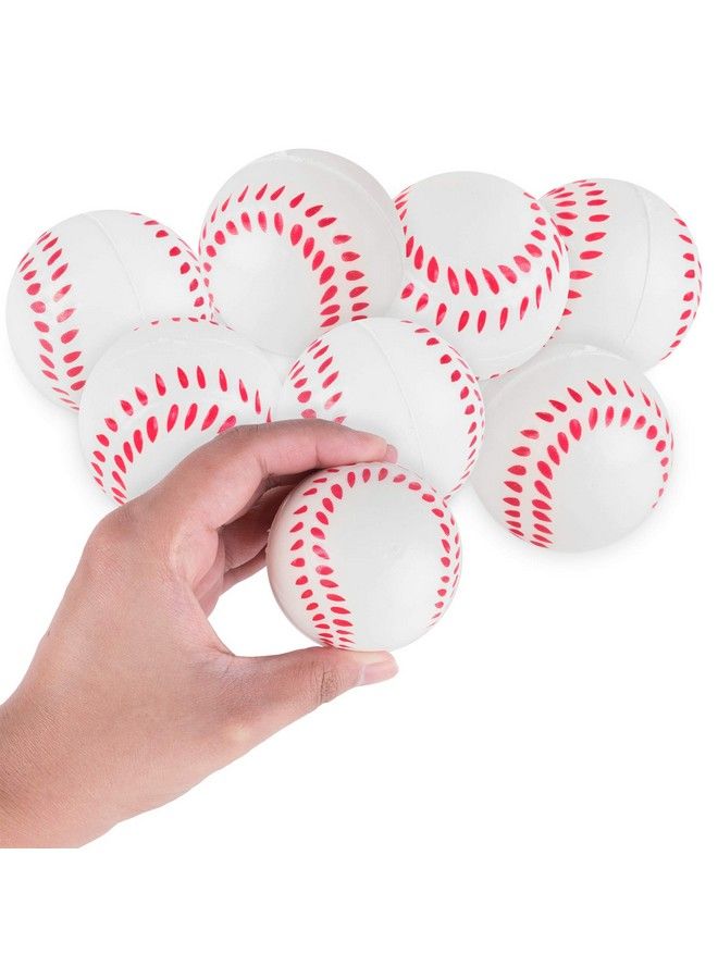 Super Z Outlet كرات رياضية مصنوعة من الرغوة الصغيرة - عبوة 12 كرة للأطفال والبالغين - كرة بيسبول، كرة قدم، كرة سلة، كرة ضغط، لعبة بالجملة، كرات صغيرة لتزيين الحفلات - Image 3