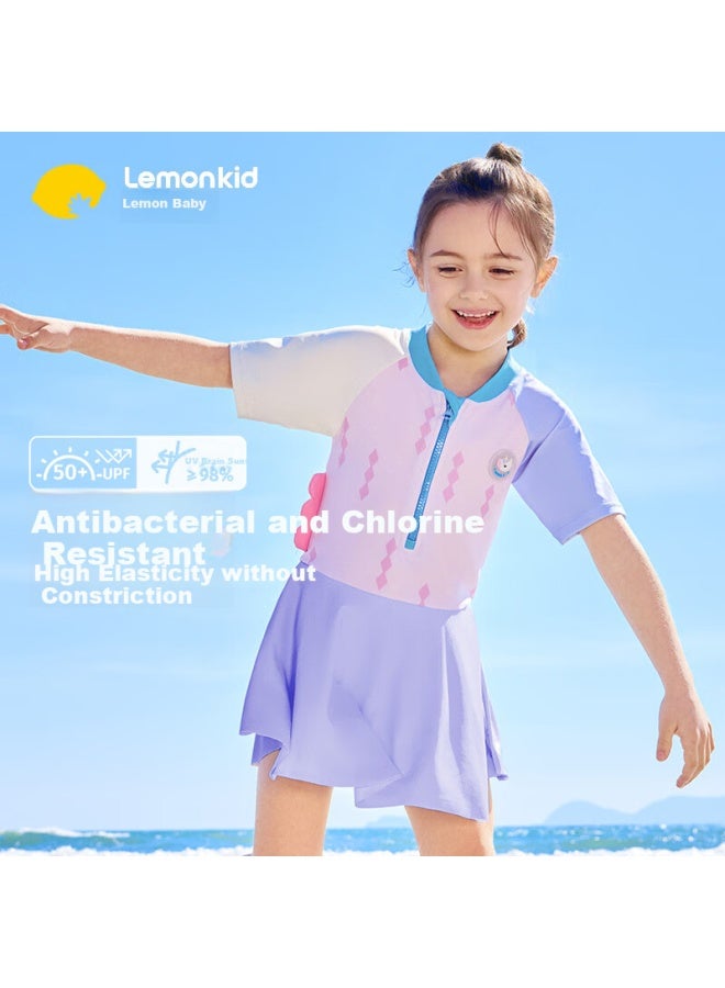 Lemonkid Kids' One-piece Sun Protection Swimsuit For Girls And Boys - Image 1
