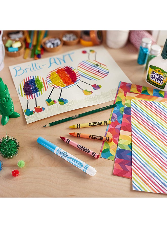 Crayola 25 ورقة من ورق كرايولا الملون المشرق! - Image 5