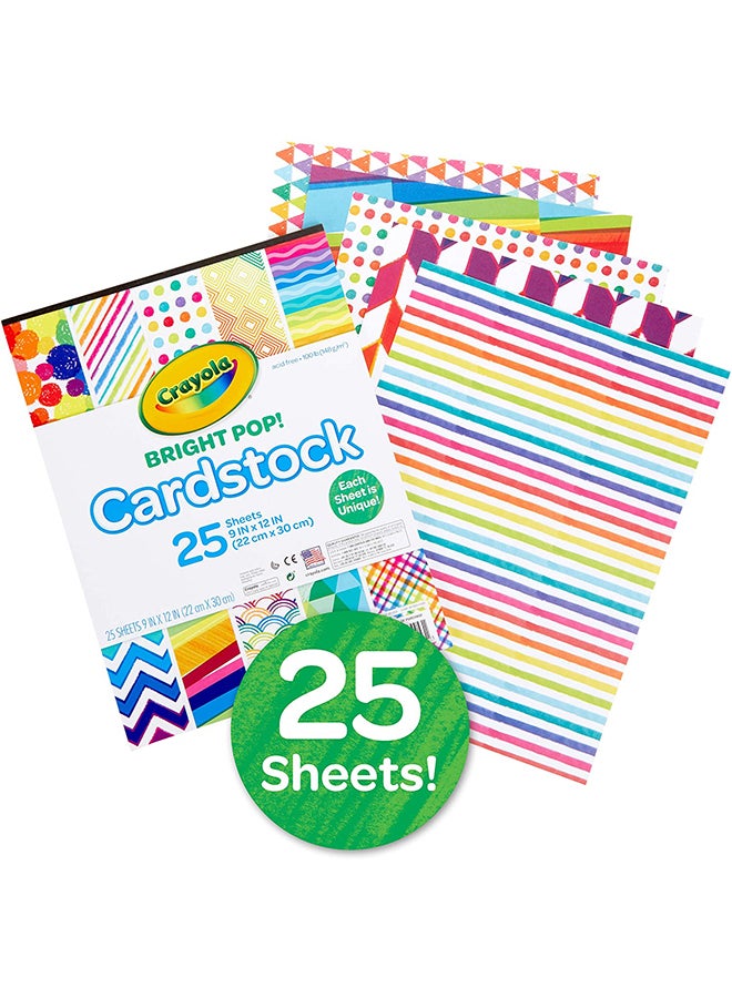 Crayola 25 ورقة من ورق كرايولا الملون المشرق! - Image 3