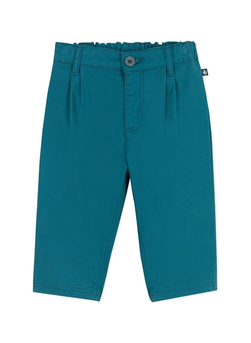 Petit Bateau Babies' plain soft trousers
