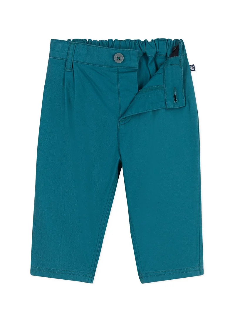 Petit Bateau Babies' plain soft trousers