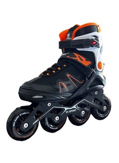 Sport Black And Orange Skate Shoes Pw-137-2-1