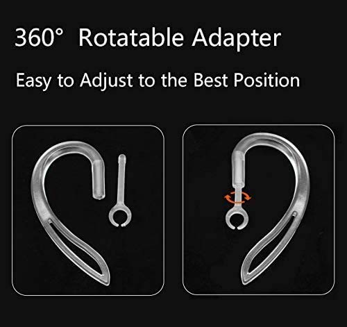 JNSA AirPods Pro Ear Hooks Anti-Slip Anti-Drop Earhooks【Not Fit in The Charging Case】 Compatible with AirPods Pro, Clear - Image 3