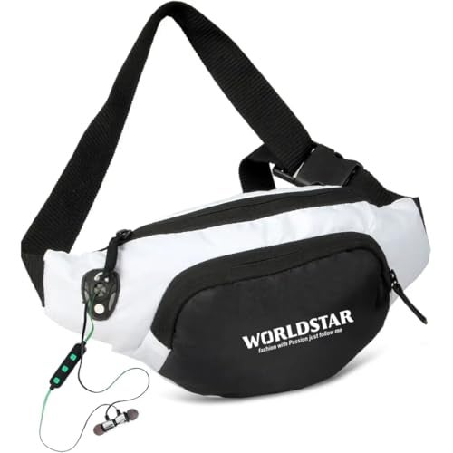 WORLD STAR Waist Bag for Men & Women | Fanny Pack for Men | Trendy Mobile Waist Pouch Pocket Bag for Girls and Boys | Waterproof Hip and Side Bags for Outdoor Hiking Travel (Multi) - Image 1