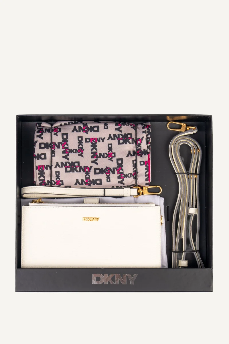 DKNY  PAIGE WALLET ON A STRAP WITH SCARF for Women | Best Price UAE