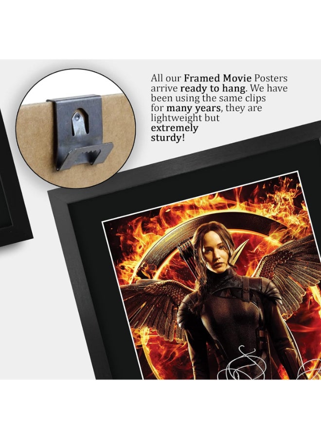 HWC Trading HWC Trading FR A3 The Hunger Games 3 Mockingjay Part 1 Jennifer Lawrence Gifts Printed Poster Signed Autograph Picture for Movie Memorabilia Fans - A3 Framed  - Image 5