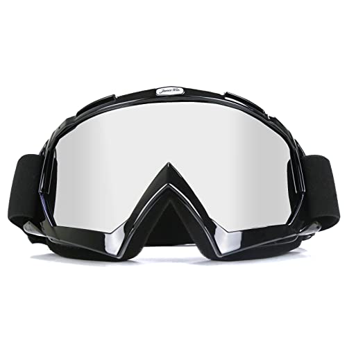 JAMIEWIN Dirt Bike & Motocross Goggles - Anti UV, Dustproof & Fog Resistant Offroad Riding Goggles - Image 1