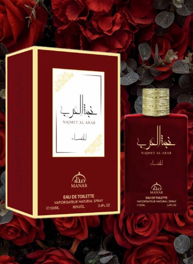 manar 5 Pieces Najmet Al Arab Perfume 100ML - Image 2