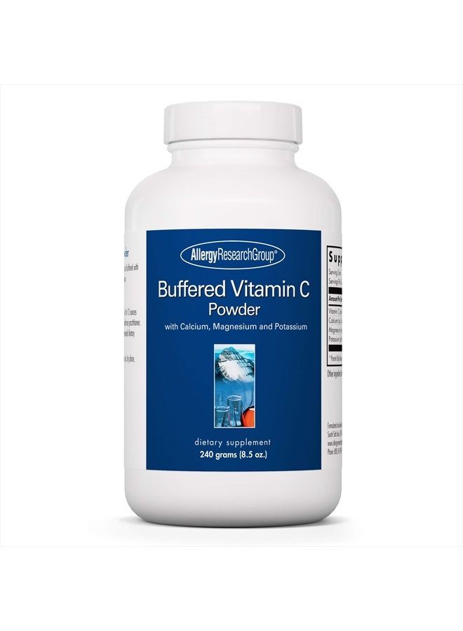 Allergy Research Group Buffered Vitamin C Powder - Antioxidant, Immune, Calcium/Mag/K - 240 g (8.5 oz) - Image 1