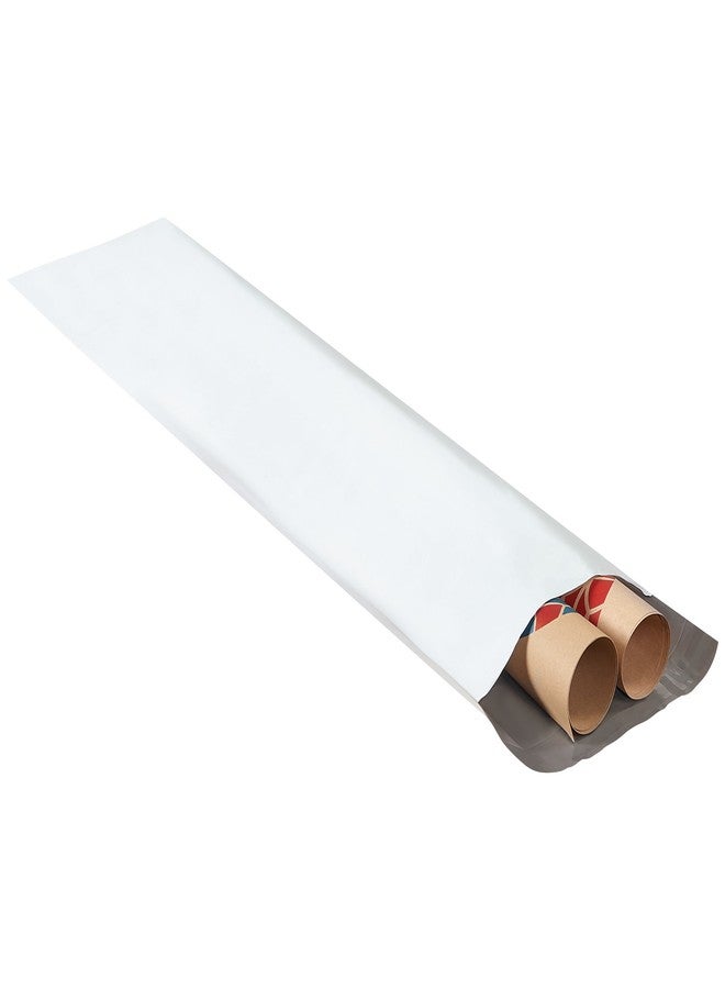 BOX USA BLPM833 Long Poly Mailers, 8 1/2" x 33", White (Pack of 100) - Image 5