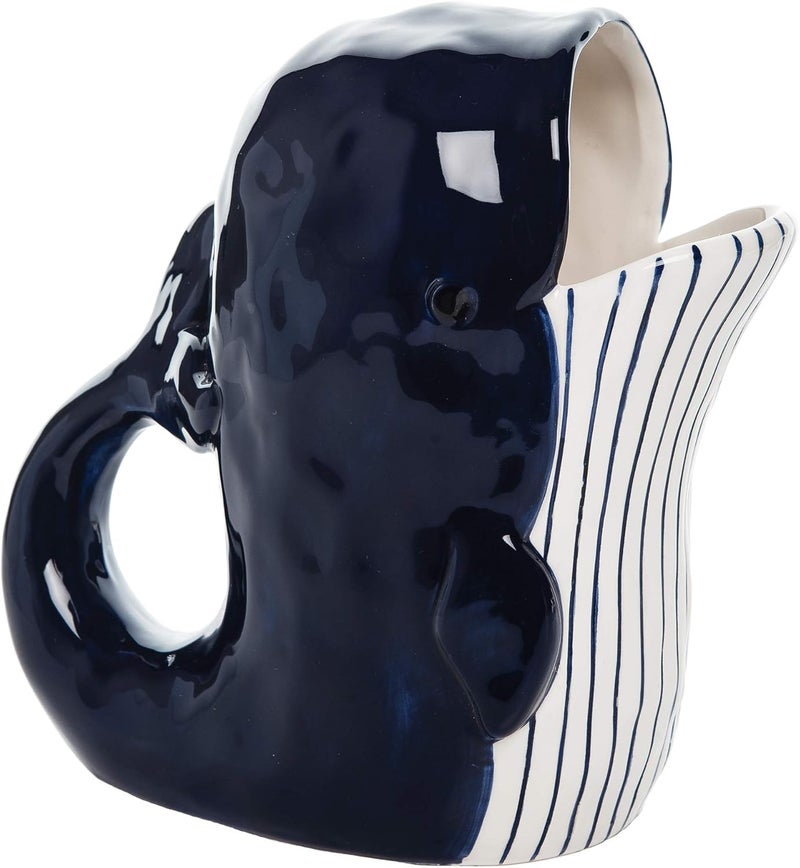 Beachcombers Nautical Whale Pitcher Blue - Image 1