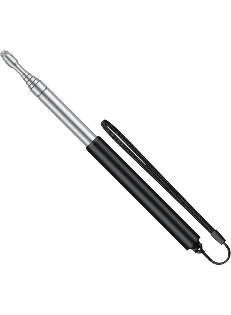 Telescopic Stylus Pen for Touchscreens, Telescopic Teachers Pointer with Stylus & Lanyard, Retractable Teacher Pointer Stick for Classroom, Extendable Whiteboard Pointer, up to 100cm - Image 1