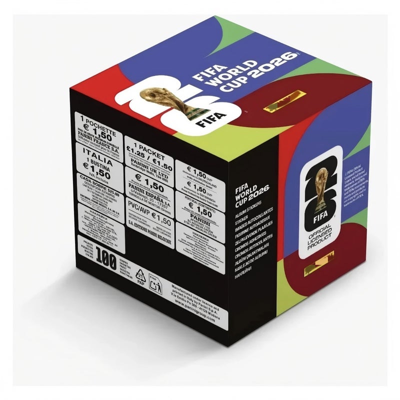 Panini 2026 FIFA World Cup Official Sticker Album- 100 Packs - Image 1