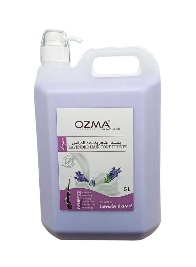 OZMA PROFESSIONAL OZMA Moisturizing  Hair  Conditioner  .Improved Formula  |  Energizing | For ALL Hair Types . Lavender Extract  5L - Image 1