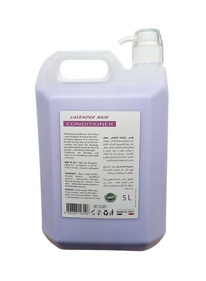 OZMA PROFESSIONAL OZMA Moisturizing  Hair  Conditioner  .Improved Formula  |  Energizing | For ALL Hair Types . Lavender Extract  5L - Image 2