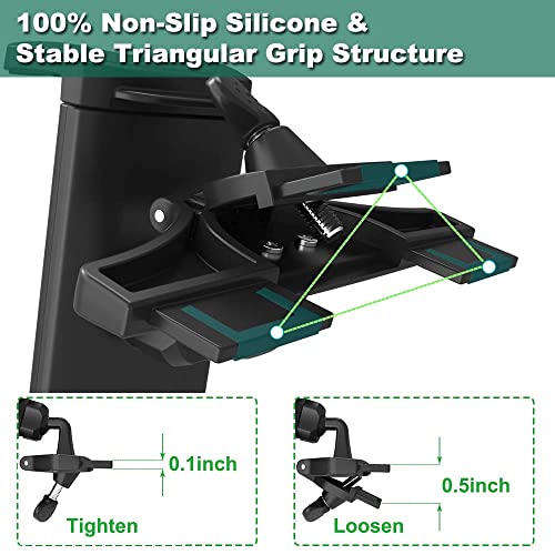 Cuxwill Car CD Slot Mount Tablet Holder for 4-13" iPad & Phone, Universal 360° Rotation Car Truck Front CD Player Tablet Mount for iPad Pro 12.9 Air Mini Generation, Galaxy Z Fold 4 3, iPhone - Image 5