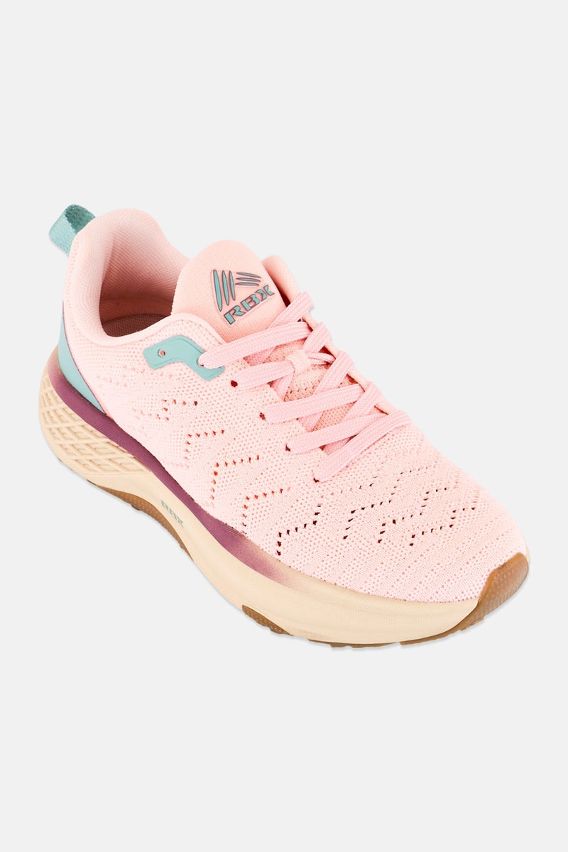 RBX Women Lace Up Outdoor Shoes, Light Pink  - Image 1