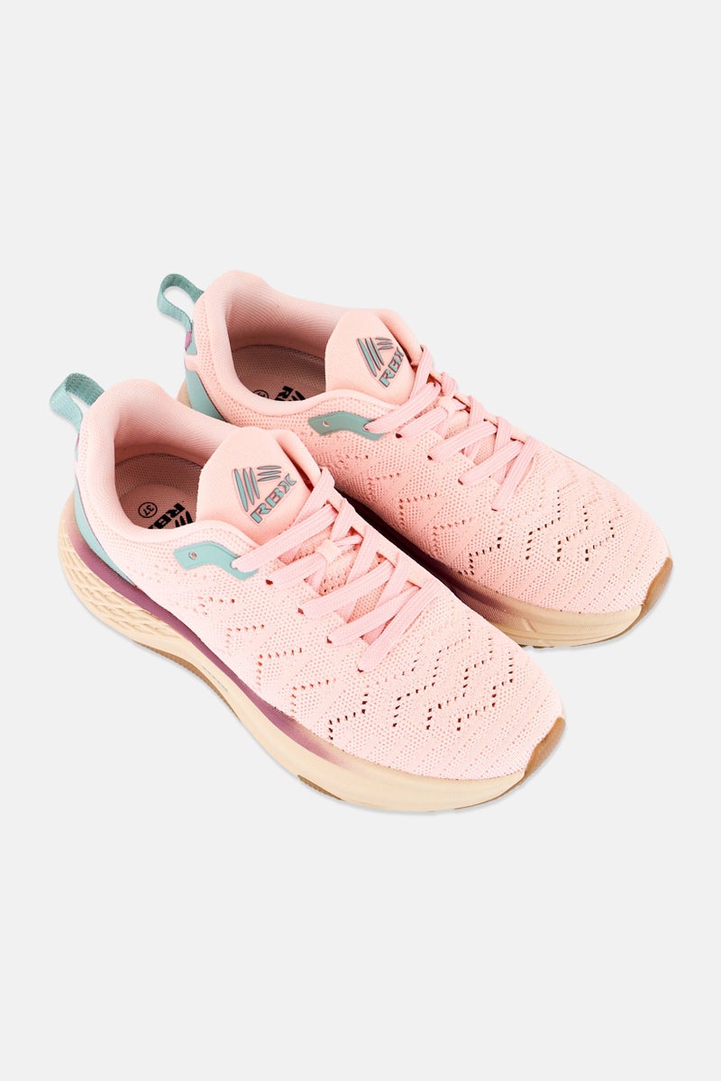 RBX Women Lace Up Outdoor Shoes, Light Pink  - Image 2
