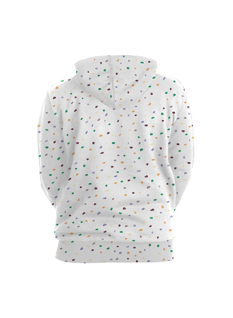 Loquat Digital Printed Loose Hooded Sweater  - Image 2