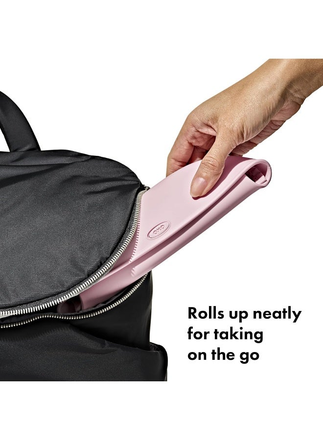 OXO Tot Roll-Up Bib - 2 Pack - Blossom and Dusk - Image 4
