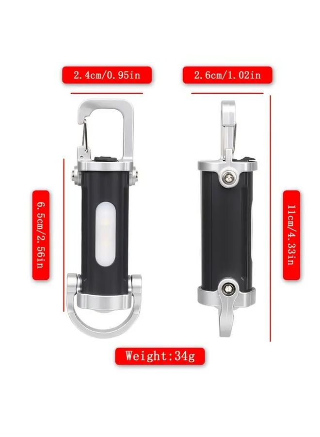 3 Pack Portable USB Hands Free Flashlight 7 Mode Type C Charging For Camping - Image 4