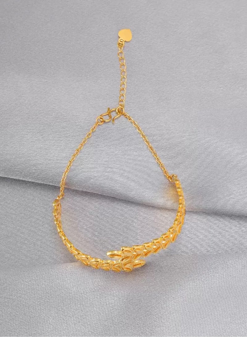 21k Gold Plated Bracelet For Women - Image 3