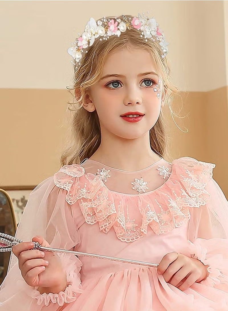 Girls Hair Band Headdress, Children's Hairpin Clips at the Back of the Head, Anti-Slip Headband Hair Accessories for Pressing Hair，Fashion Girls Accessories Hair Accessories - Image 3