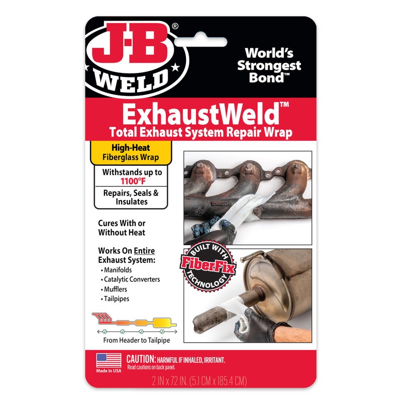 JB WELD J-B Weld ExhaustWeld 2" x 72" Repair Wrap, White - Image 5
