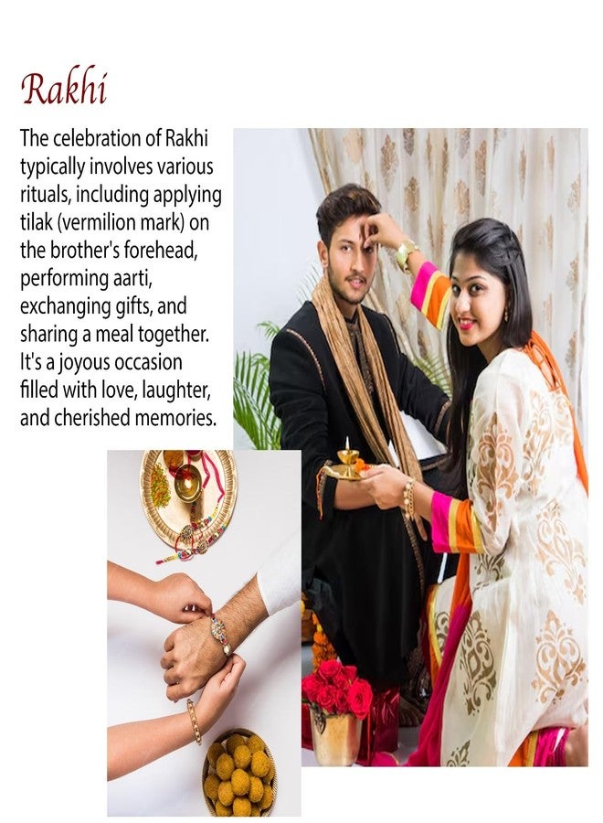 OAFISH Handicraft Storerom presents Traditional Designer Lumba Rakhi for Bhaiya/Bhabhi on Raksha Bandhan gifting - Image 5