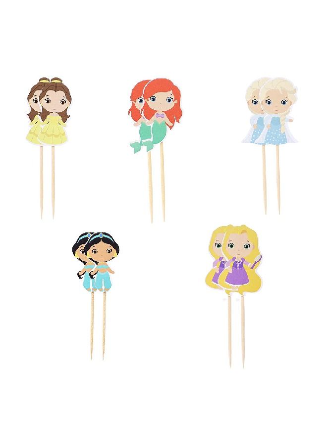 ThePartyPopper Princess Cupcake Toppers  - Image 3