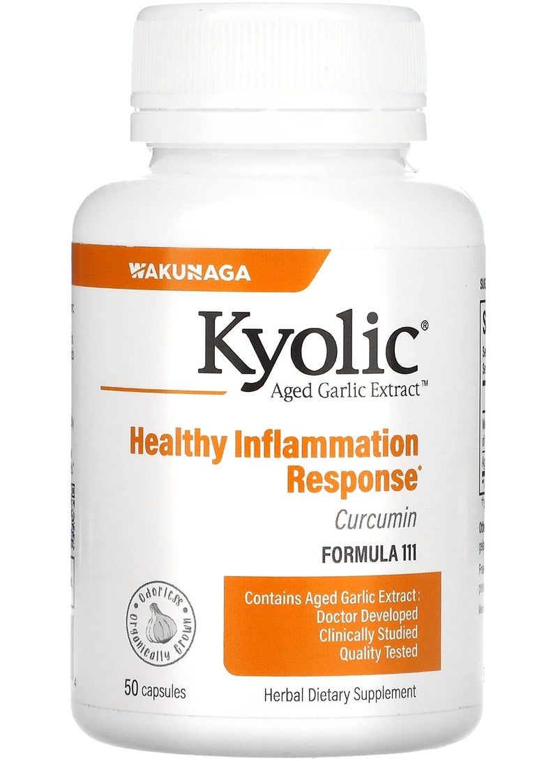 Aged Garlic Extract, Curcumin, 50 Capsules
