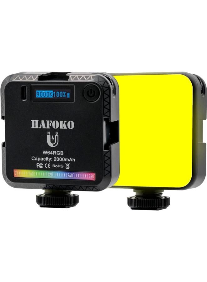HAFOKO Mini RGB Light Video Led on Action Camera  - Image 1