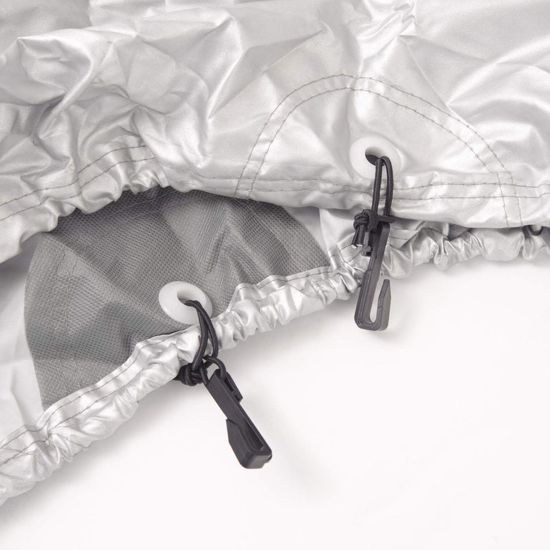 Budge MC-9 Sportsman Motorcycle Cover - Black, Waterproof, Universal Fit for Motorcycles up to 86" - Image 5