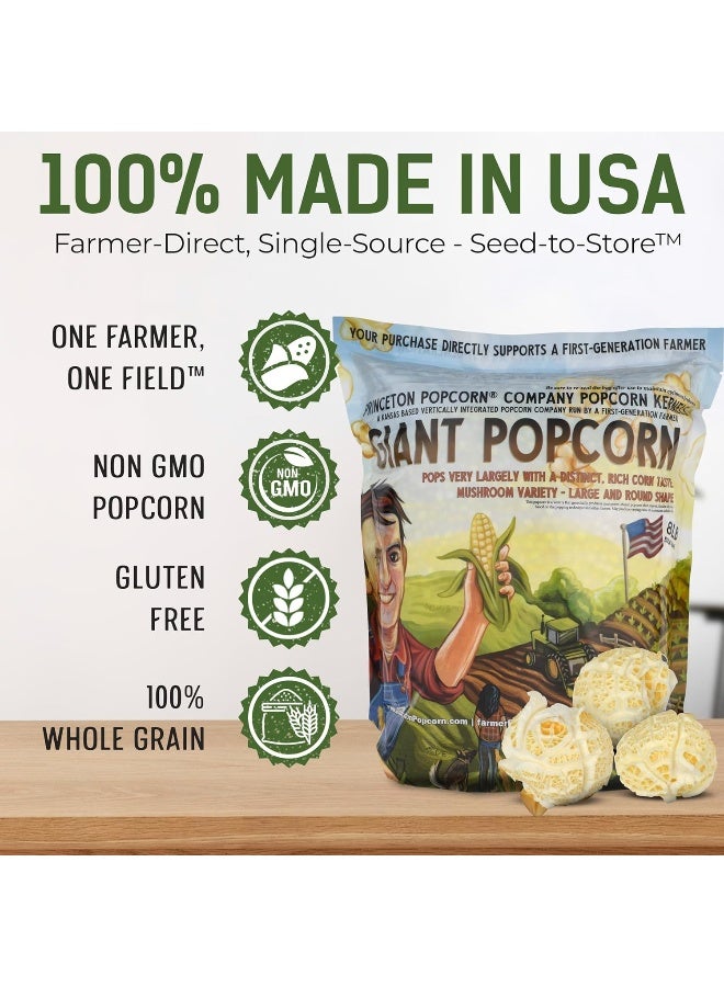 Princeton Popcorn Giant Mushroom Kernels - 8lbs - Image 2