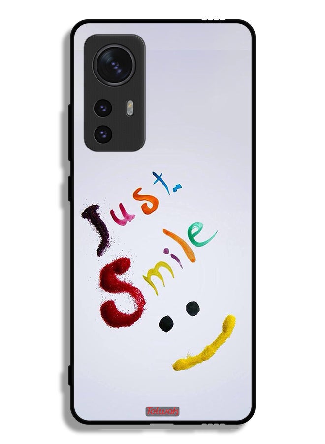 Tolwak Xiaomi 12 Protective Case Cover Just Smile - Image 2