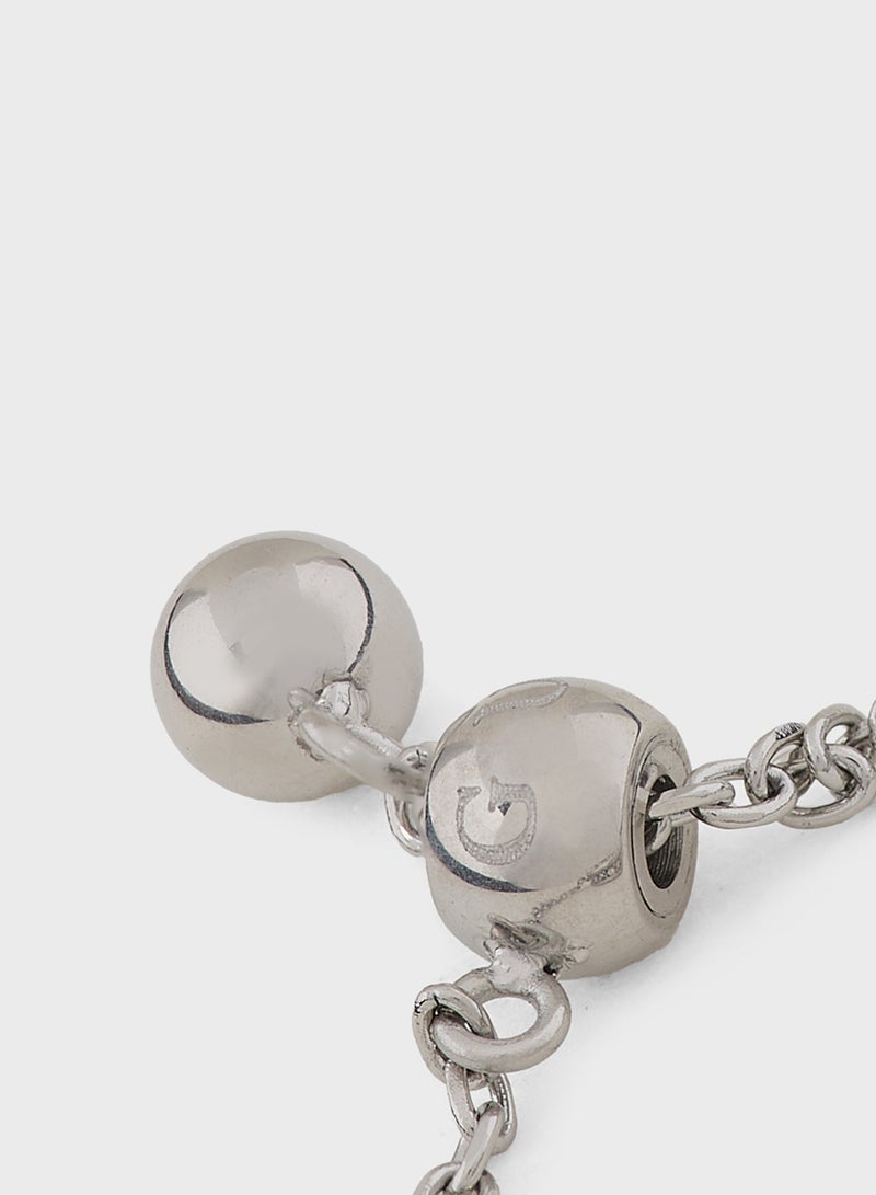 جس خاتم دائري مفرد بتفاصيل كريستالية - Image 3