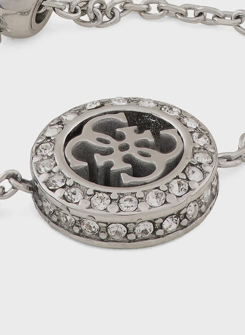 GUESS Crystal Detail Single Circle Ring