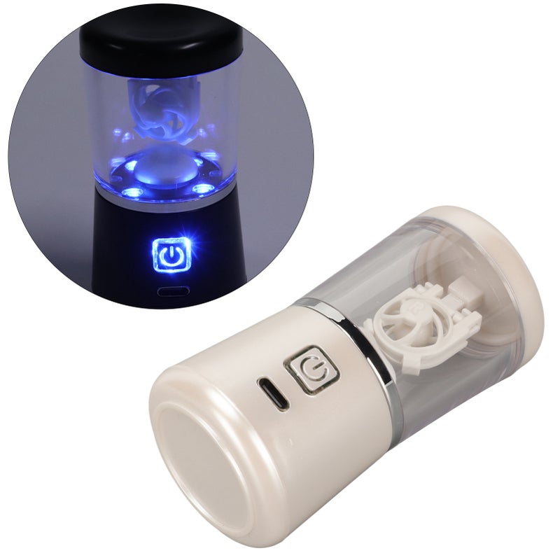 Contact Lens Cleaner USB Charging Automatic Portable Tear Proteins Removal Long Lasting Soft Lens Cleaning Machine White - Image 1